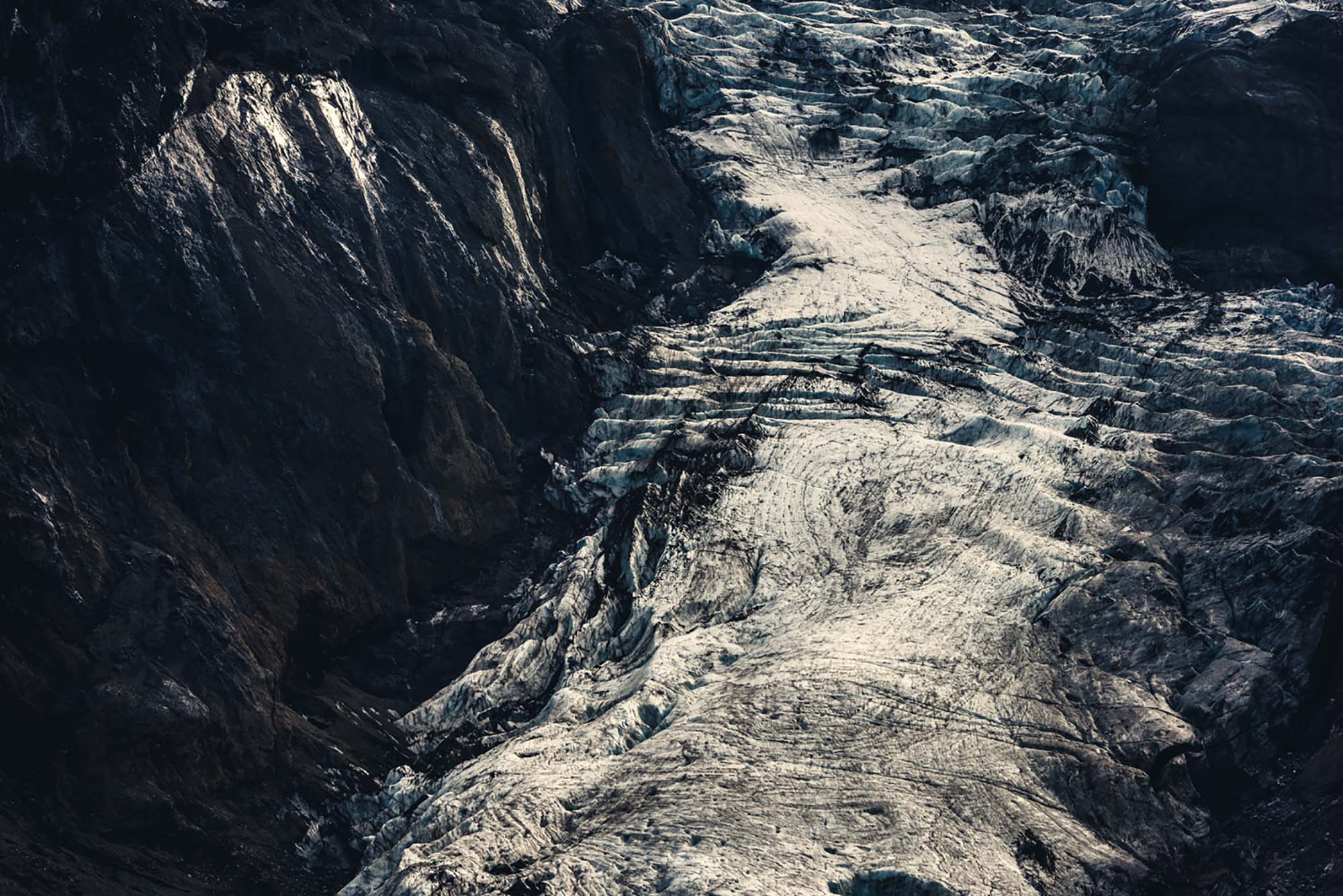 Fotografie | cracks | glacier iceland | FA Print | 120 x 80 cm