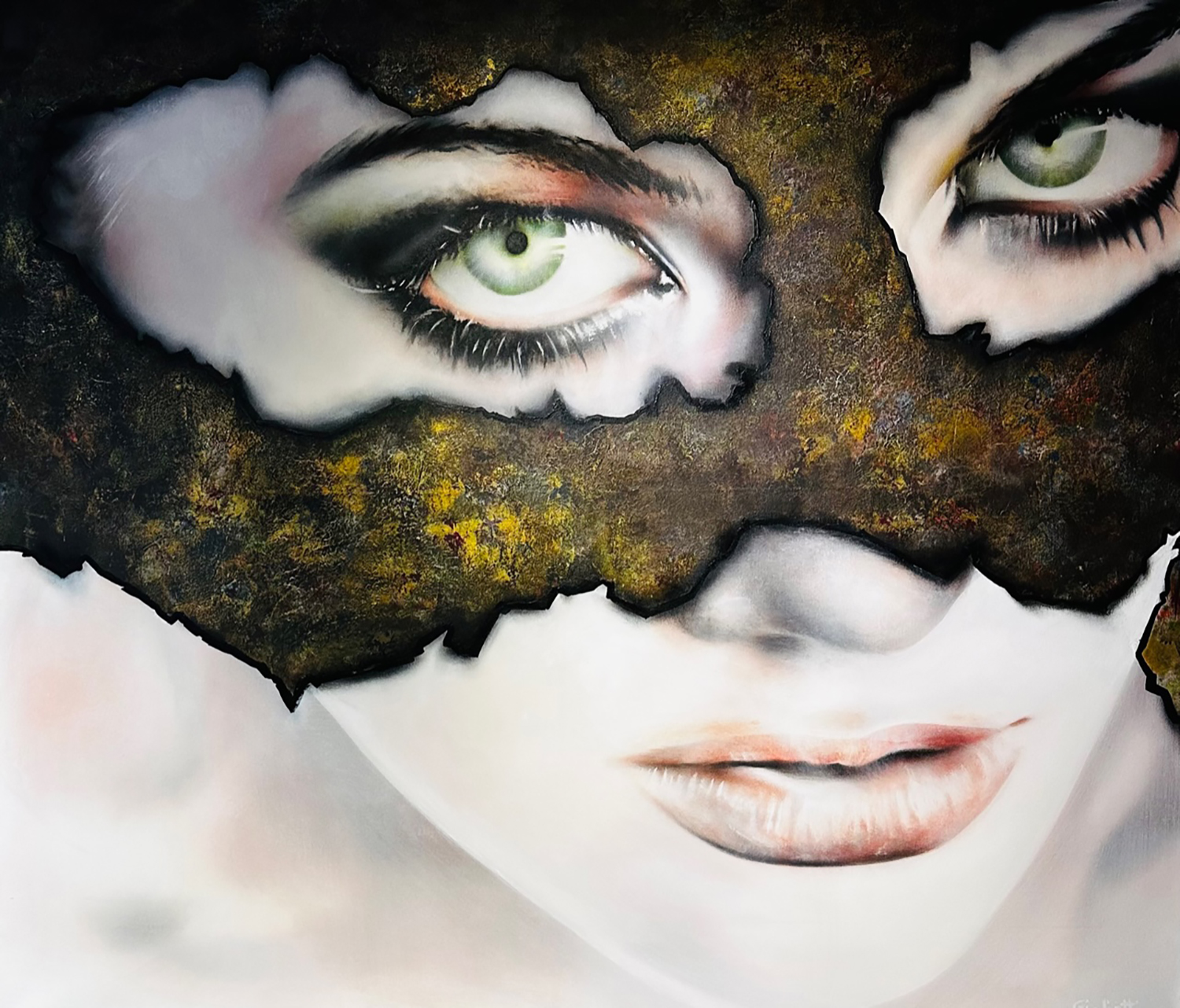 Masquerade | Acryl auf Leinen | 160 x 140 cm