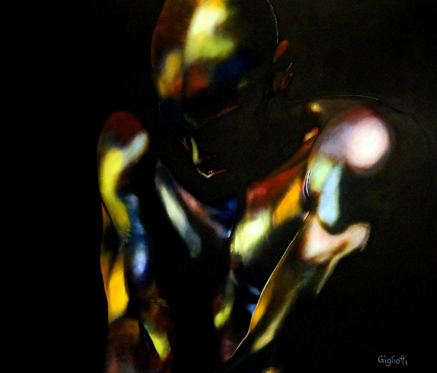 Ein Farbiger | Acryl auf Leinen | 140 x 120 cm