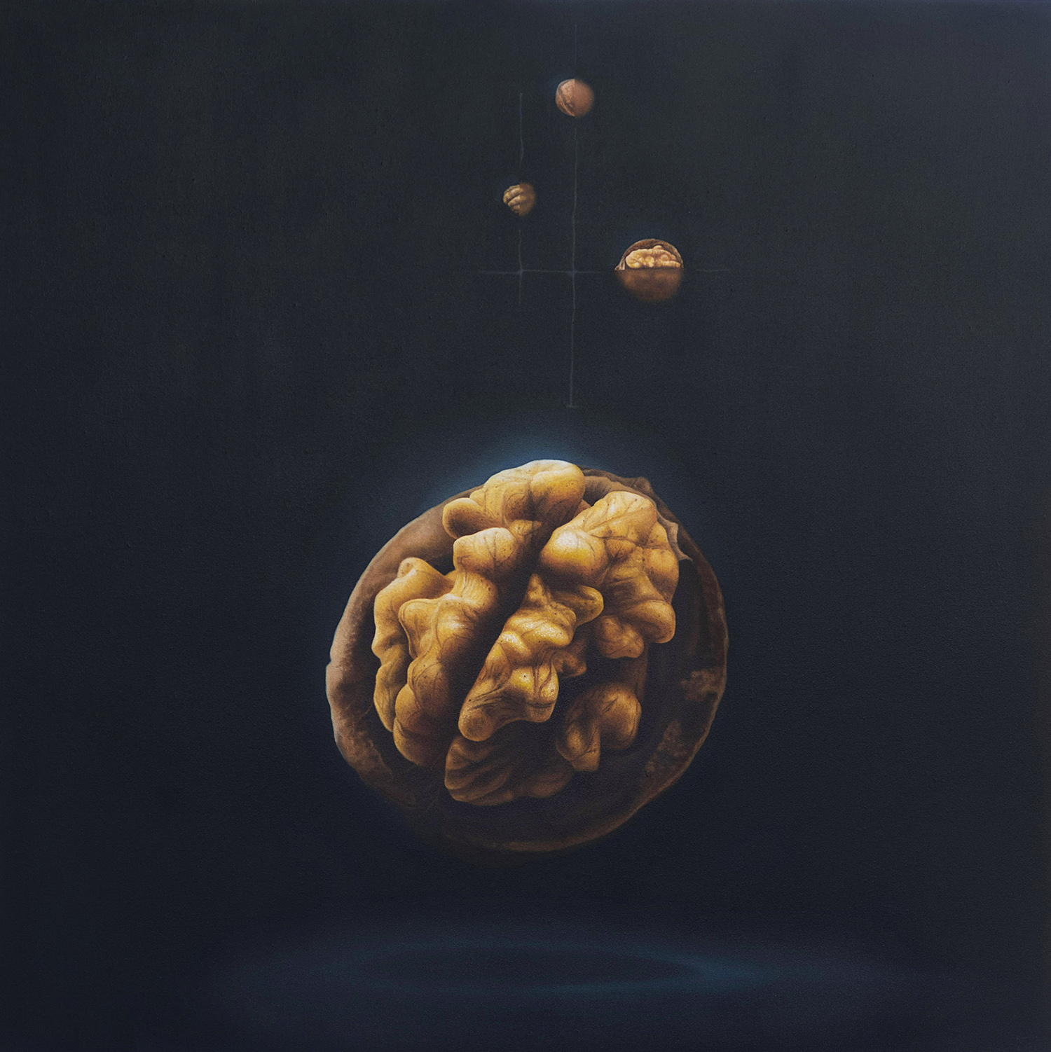 Ursprung des Gedankens 3 | Öl auf Leinen | 100 x 100 cm