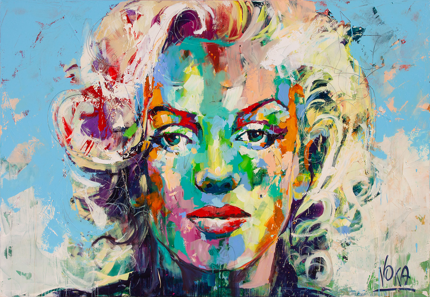 Marilyn | Acrylic on canvas | 190 x 280 cm