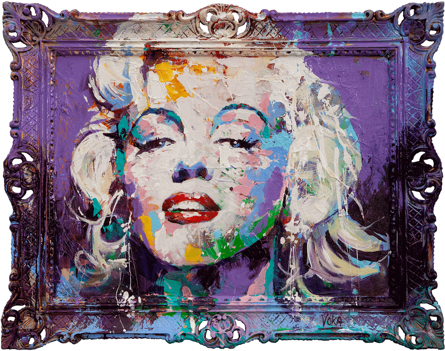 Marilyn | Acryl auf Leinen | 87 x 67 cm