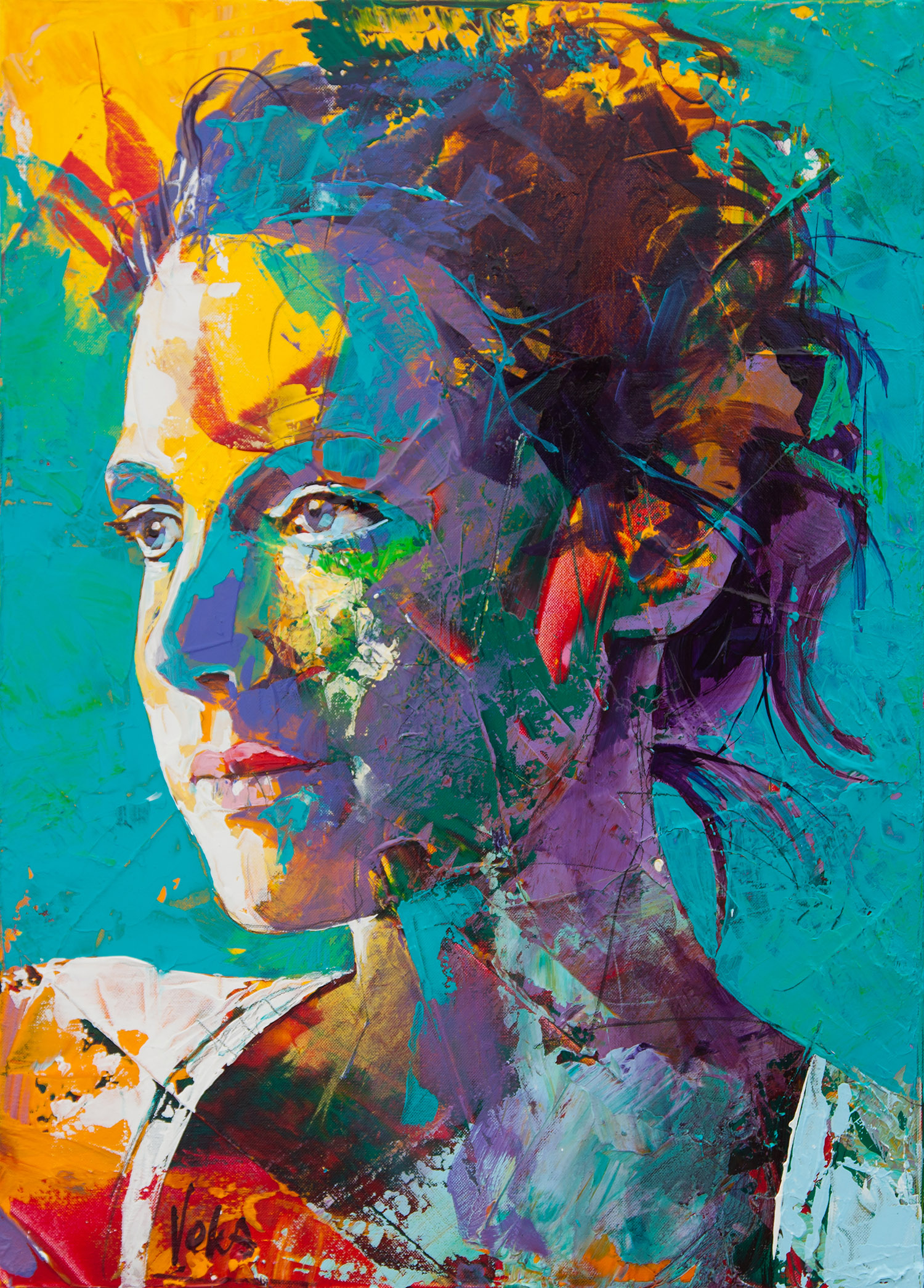 Head | Acrylic on canvas | 50 x 70 cm