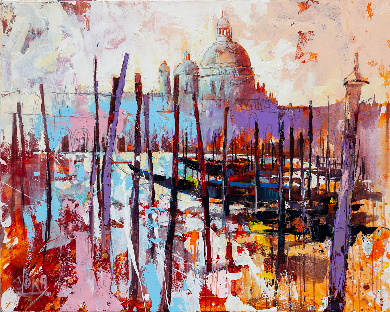 Venezia | Acryl auf Leinen | 100 x 80cm