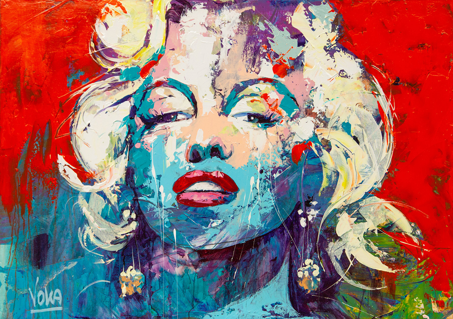 Marilyn | Acrylic on canvas | 100 x 70 cm